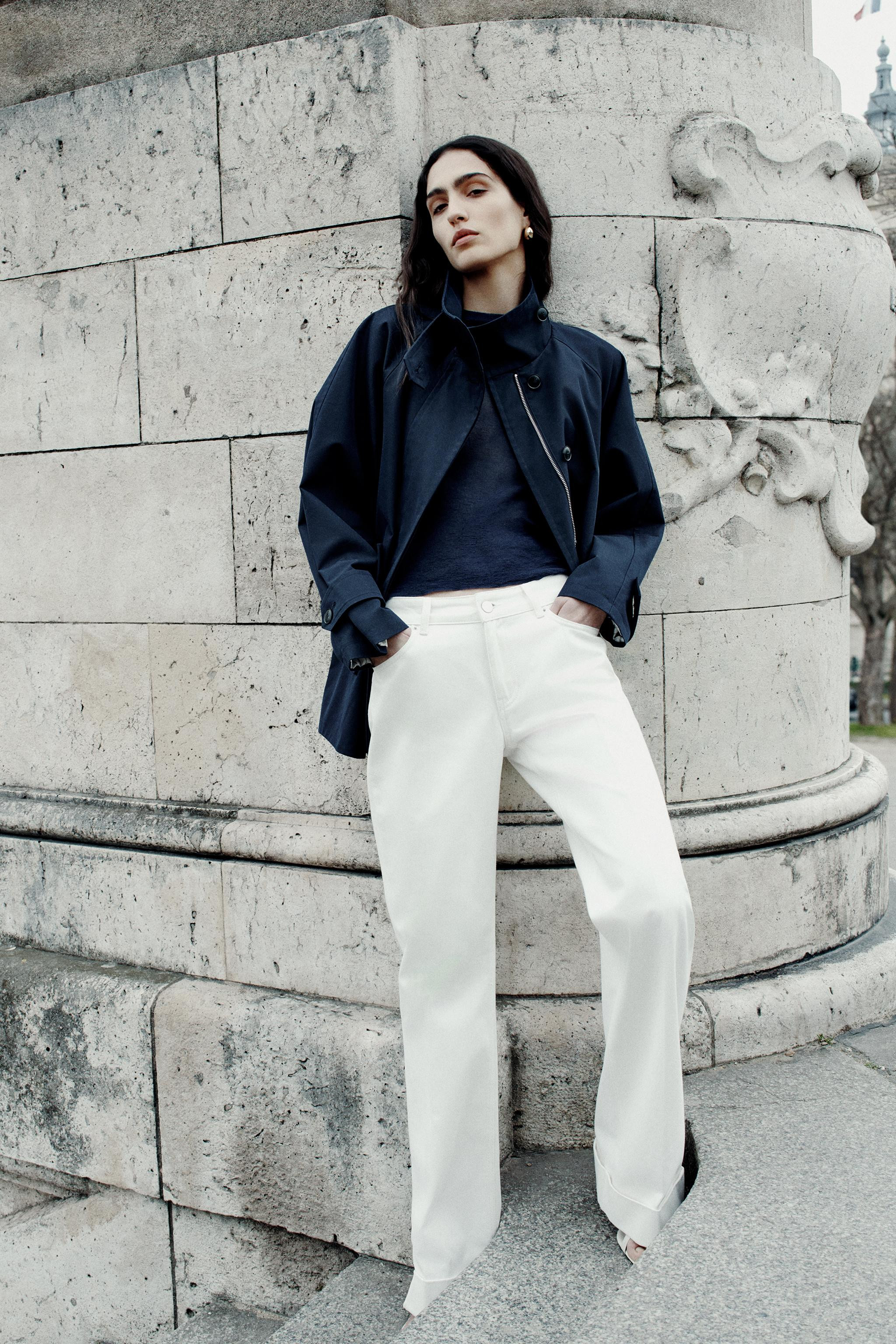 ZW COLLECTION LOW-RISE FLARE JEANS | Zara UK