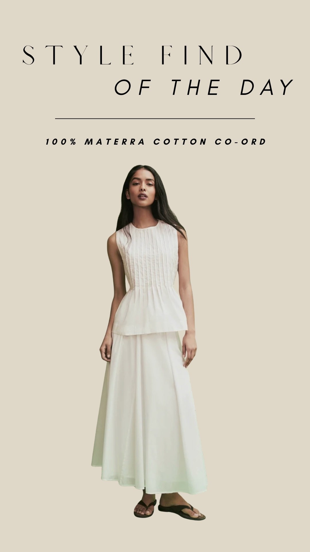 Style find of the day: 100% materra cotton co ord

#LTKsummer #LTKuk #LTKstyletip
