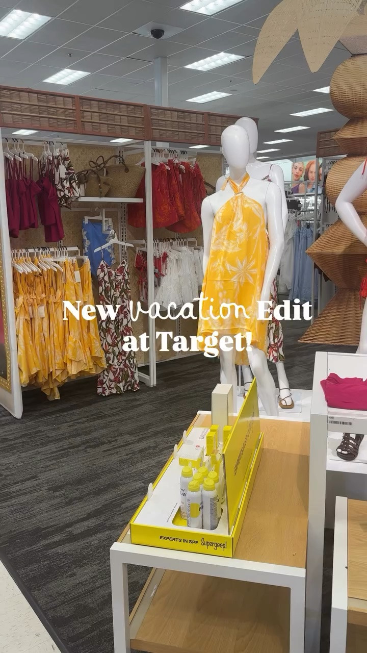 NEW Vacation edit at Target! All your summer looks, accessories and @supergoop too! Follow + comment “SHOP” for a link! (make sure you’re following to receive it) ✨ & if you love Target finds and gift ideas, follow along for more!