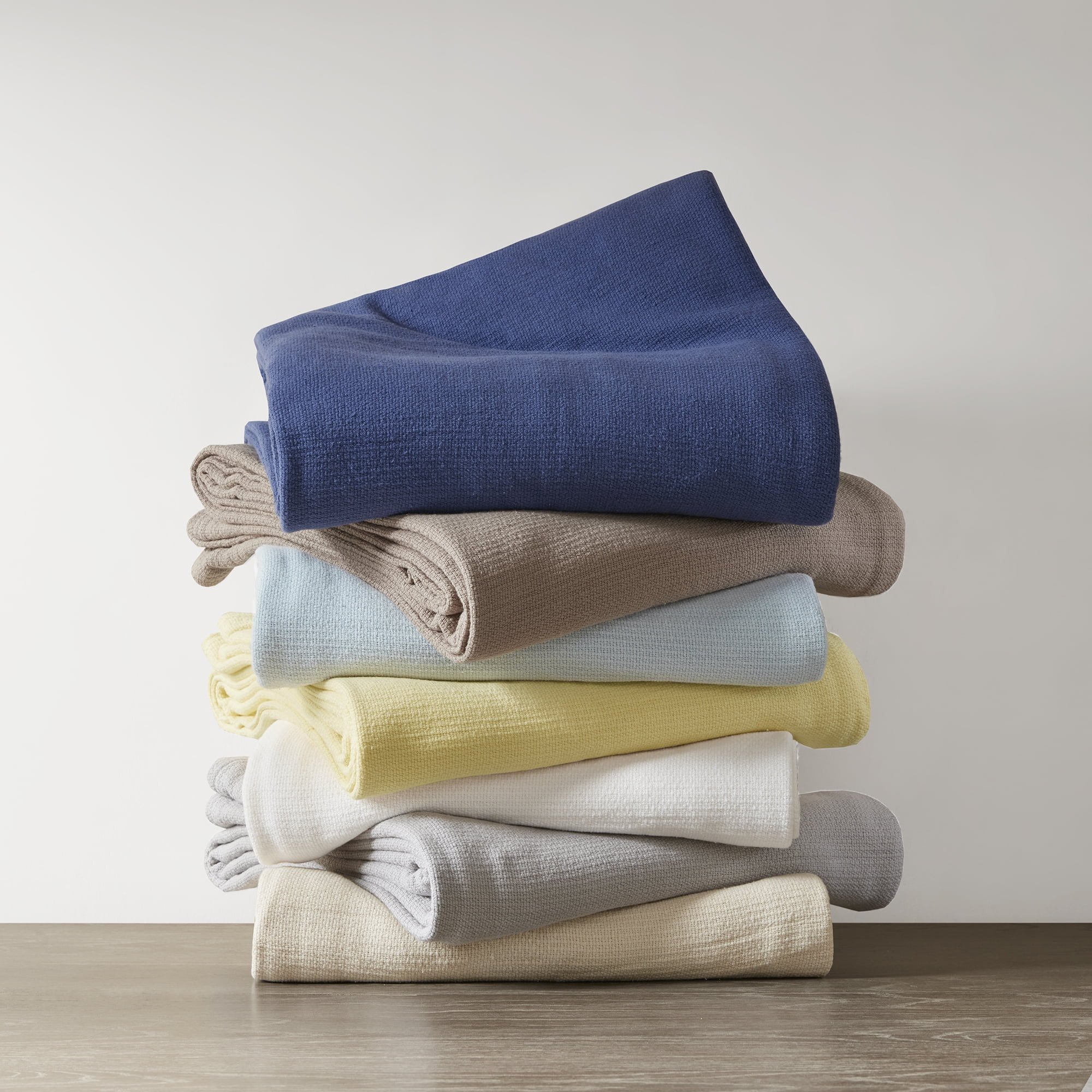 Comfort Classics Freshspun Basketweave Cotton Blanket - Walmart.com | Walmart (US)
