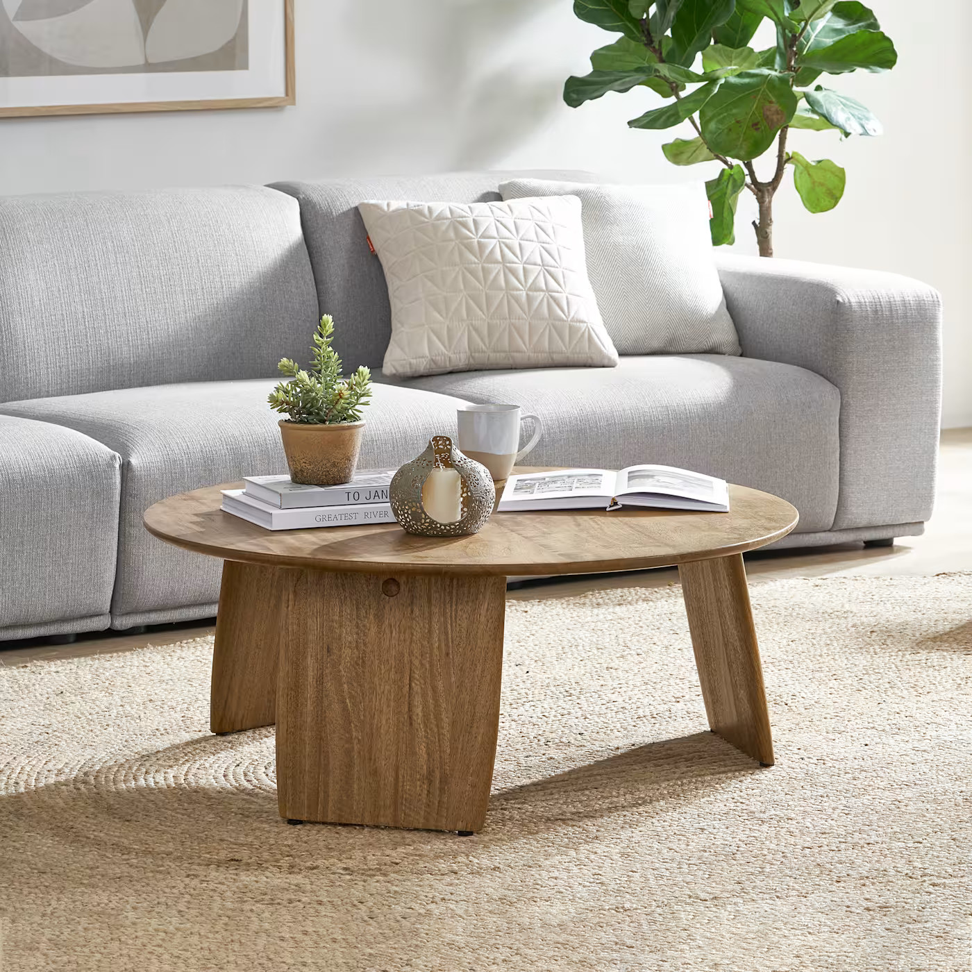 Jaxon Round Coffee Table | Castlery | Castlery US