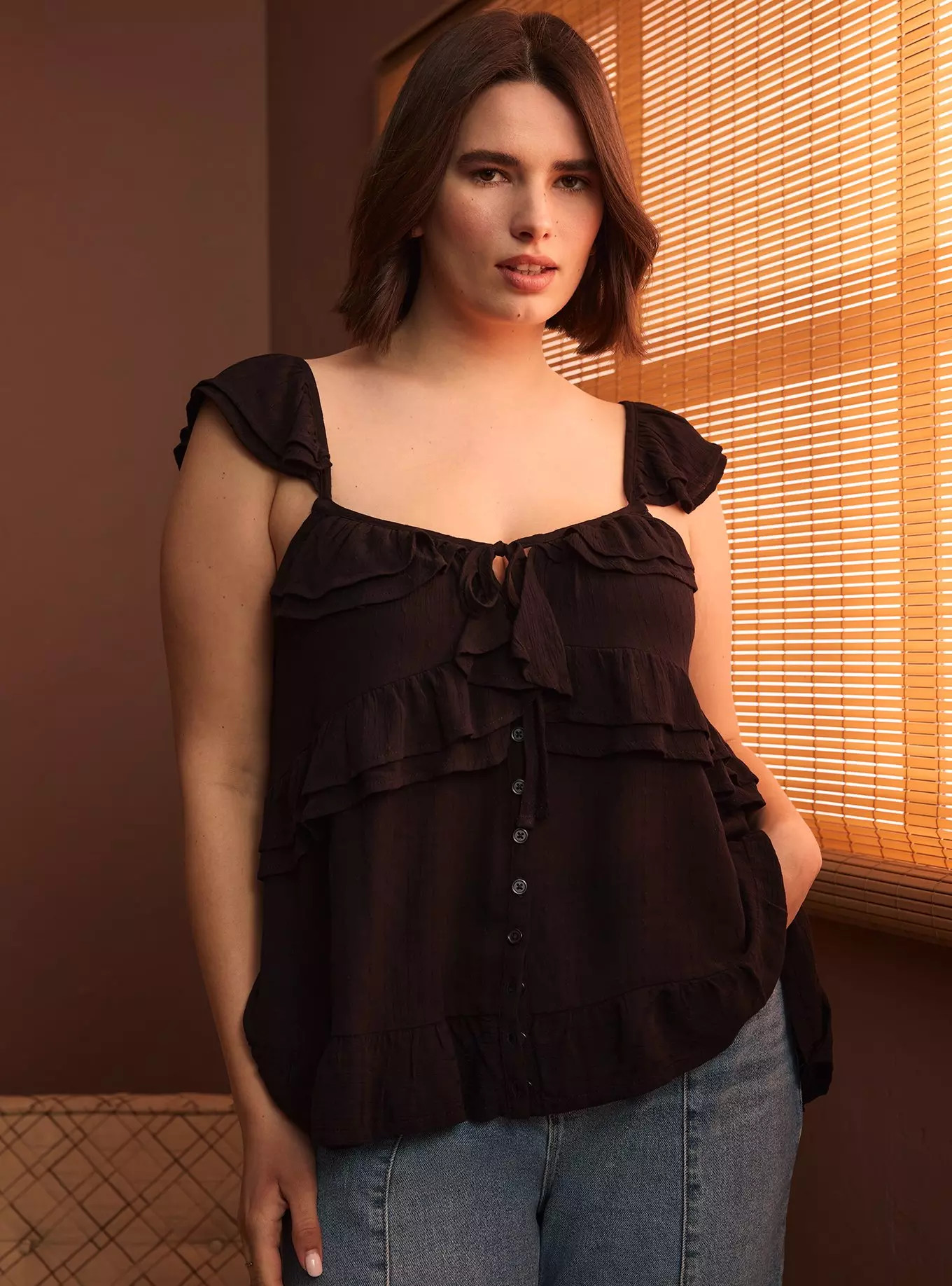 Festi Ruffle Tiered Top | Torrid (US & Canada)