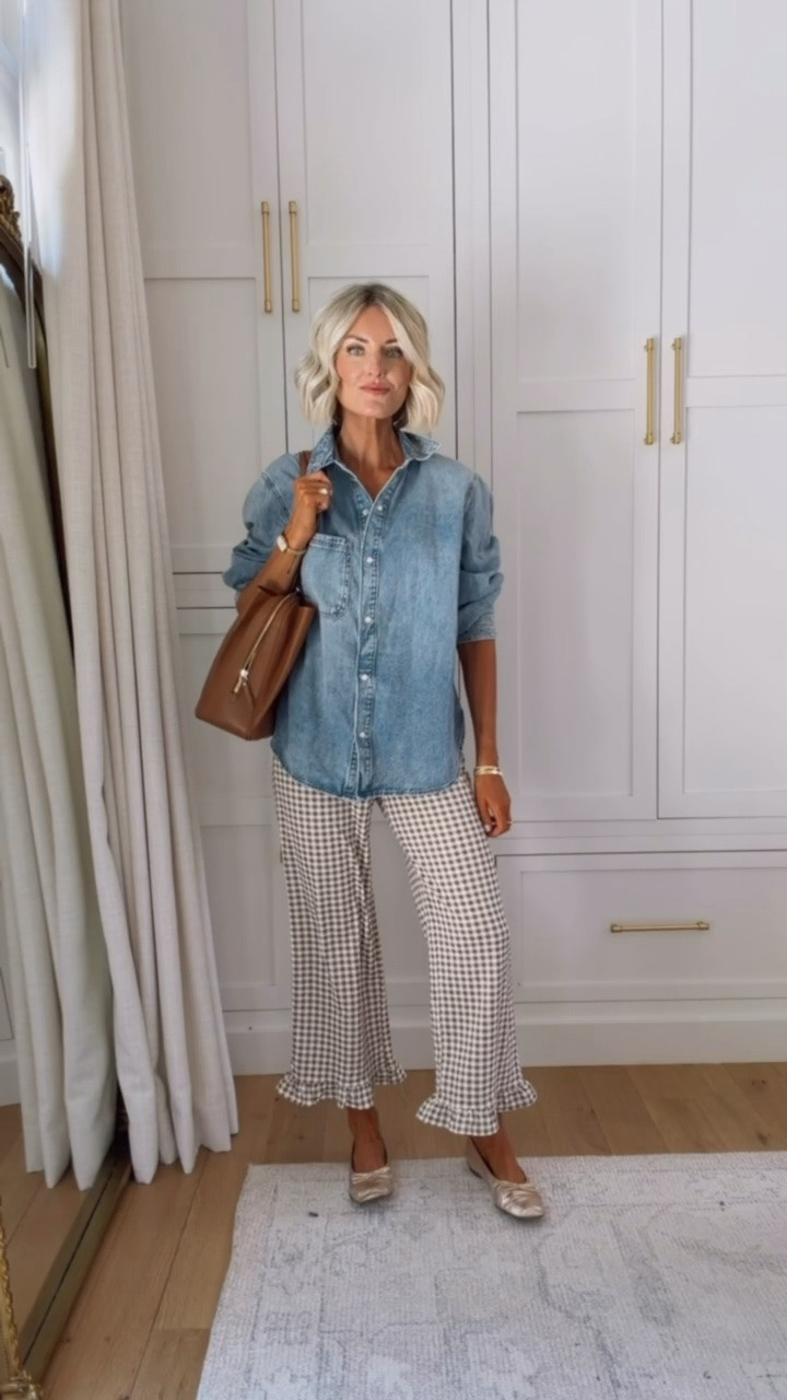 This denim top can truly be styled endless ways 👏🏼 wearing M in the top & S in the pants.

Loverly Grey, Amazon, Target, teacher workwear, teacher outfit ideas

#LTKootd #LTKSeasonal #LTKWorkwear