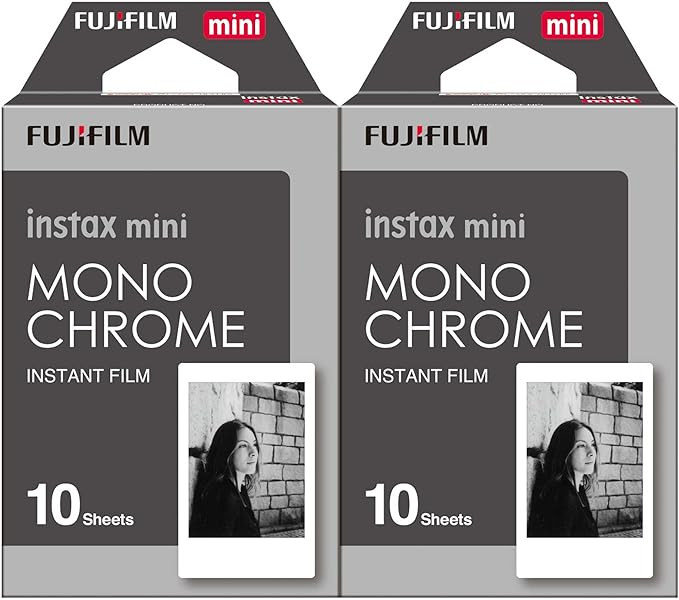 Fujifilm Instax Mini Monochrome Film - 20 Exposures | Amazon (US)