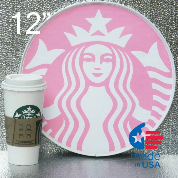 SB Pink Siren Framed Round Poster/sign - Etsy | Etsy (US)