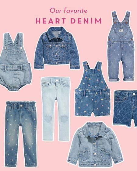 Denim + hearts = A classic that never goes out of style! ❤️ 

#LTKbaby #LTKkids #LTKfamily
