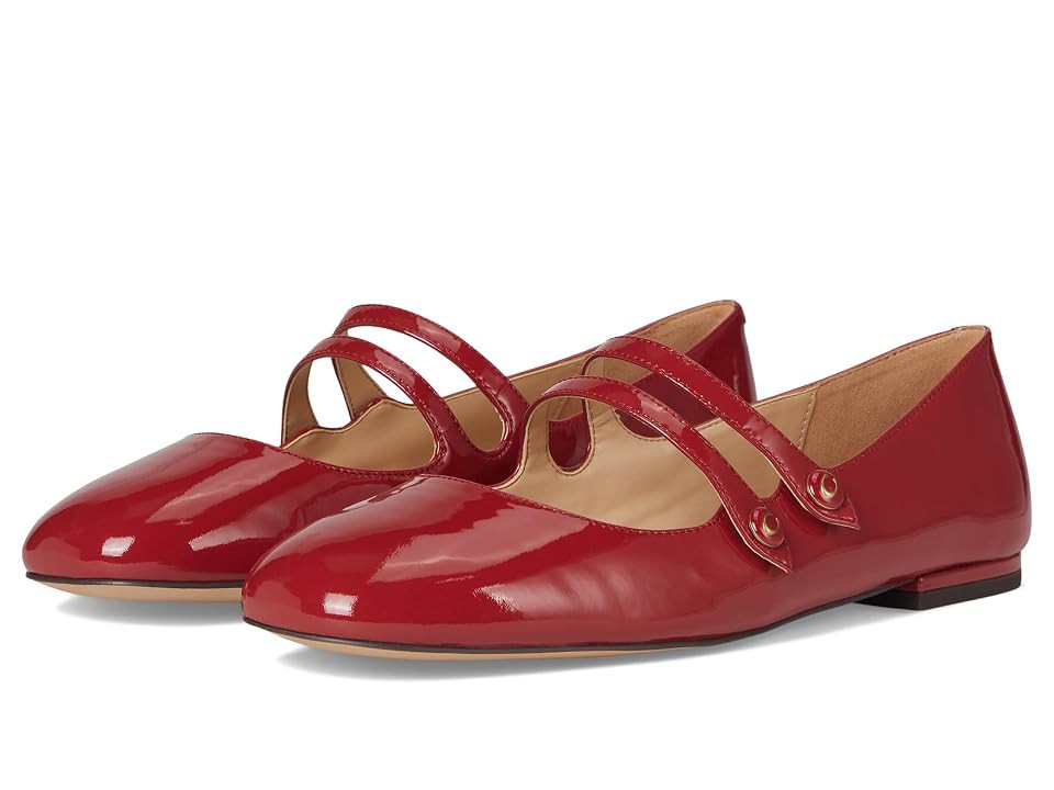 COACH Winley Patent Leather Mary Jane Women's Shoes Ruby : 7.5 M, Leather/Rubber | Zappos