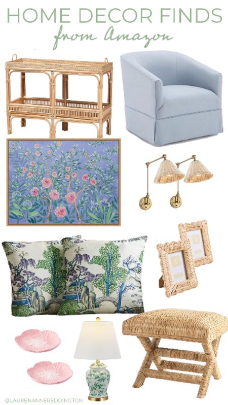 New grandmillennial home decor finds from Amazon! I love these blue and white and rattan pieces. 

Blue and white • Chinoiserie • Coastal grandmother style • grandmillennial style • Amazon finds • Amazon home 


#LTKfindsunder50 #LTKstyletip #LTKhome