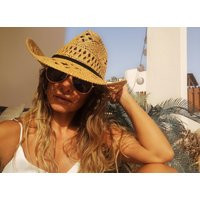 Cowboy Straw Custom Hat, Crochet Bride Personalized Gifts, Accessories Gift For Her, Birthday & By Kekugi Jewelry | Etsy (US)