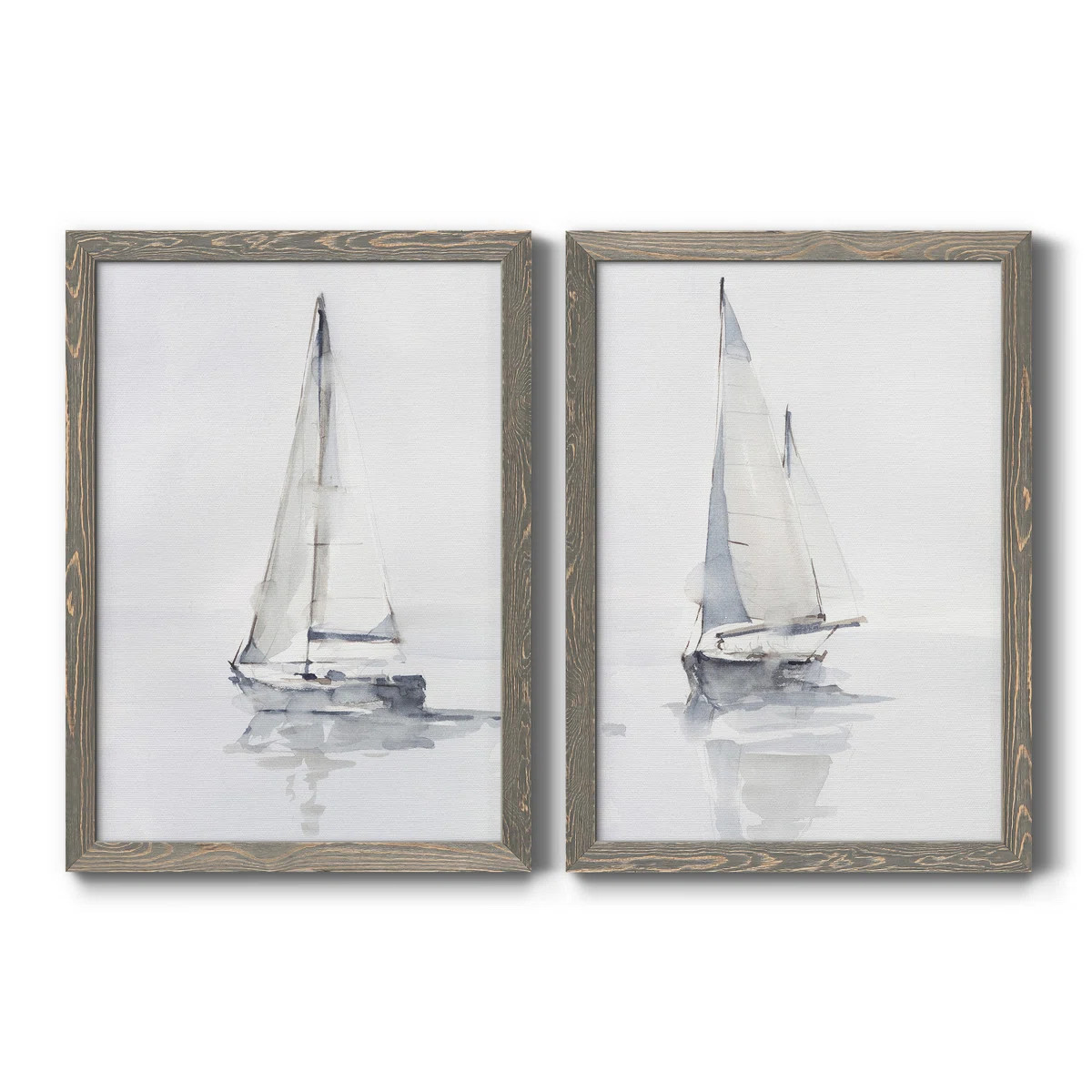 Misty Harbor I Framed 2 Pieces Painting | Wayfair North America