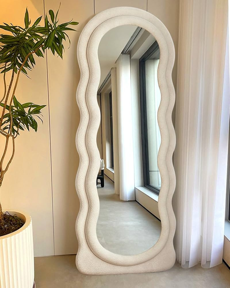 Full Length Mirror, Floor Mirror with Stand, Baby Floor Mirror, Wall Mirror Full Length, Standing... | Amazon (US)