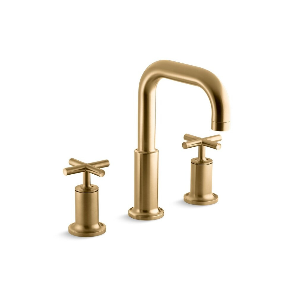 Kohler PuristÂ® Deck-Mount Bath Faucet Trim For High-Flow Valve with Cross Handles, Valve Not Includ | Bed Bath & Beyond