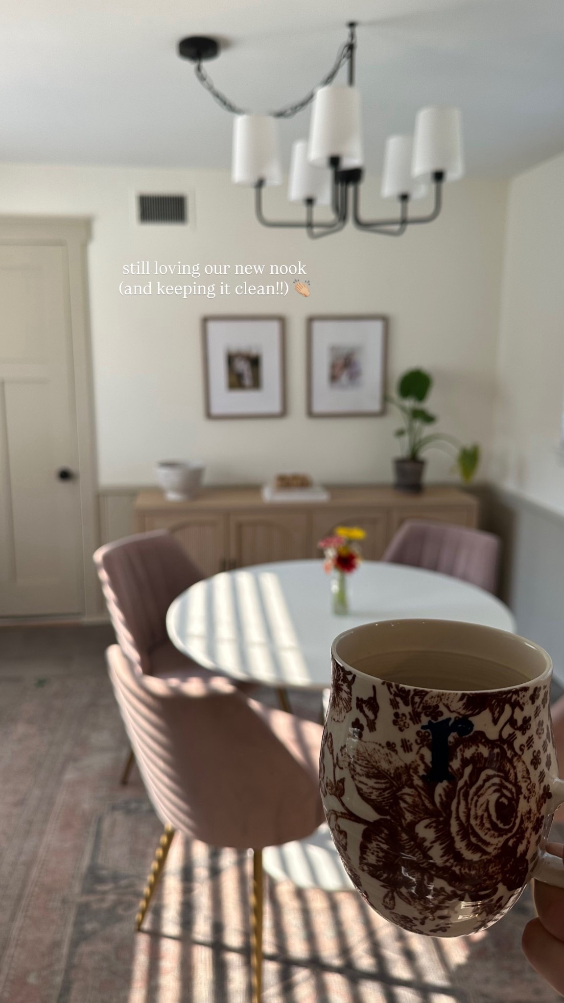 Still loving our kitchen nook! ✨ This Amazon credenza is by far my best Amazon purchase lately! Love!! 

#LTKFamily #LTKHome