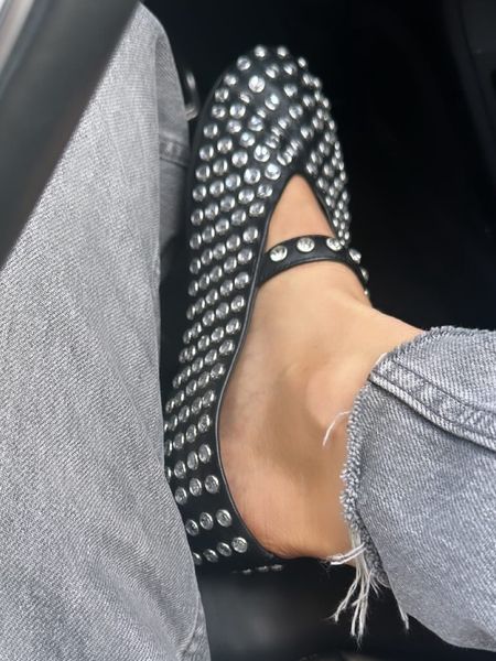 OTT 🪩 I always love shoes with fancy details! Covered in studs, flat and comfy -  these are my happy shoes! #balletflats #flatsshoes #shoeporn #shoelove

#LTKstyletip #LTKshoes #LTKaustralia