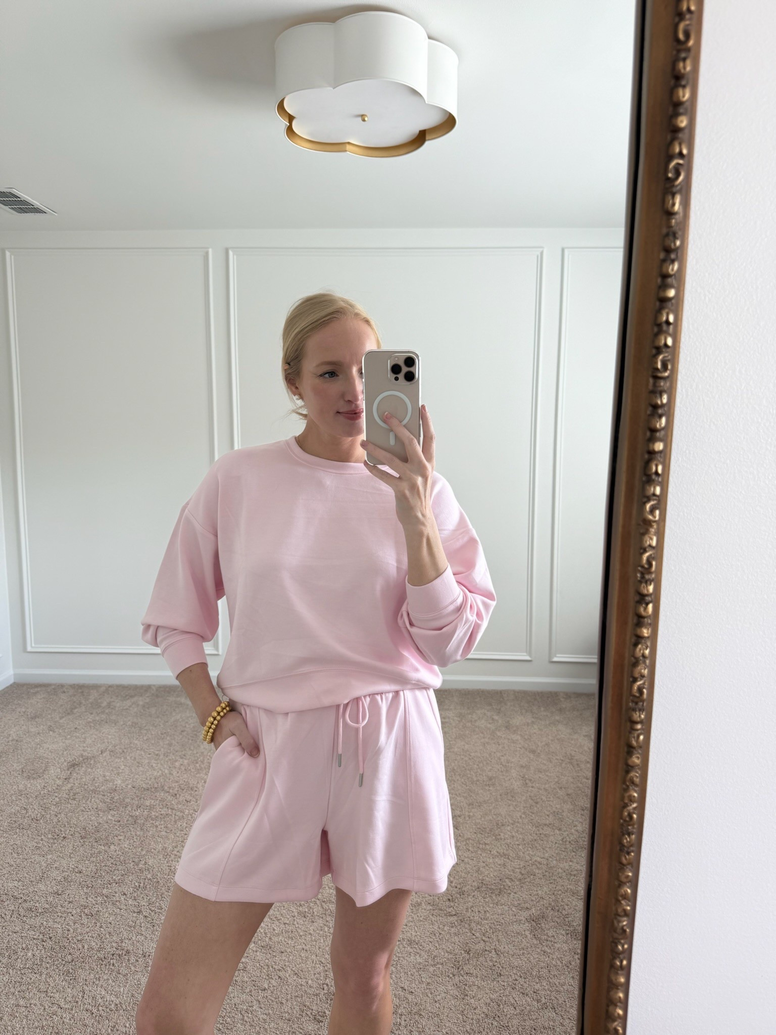 Finally got my hands on Walmart’s Scubaknit collection! It is incredibly comfortable and soft. Wearing size small in the shorts and top. Loungewear // comfortable outfits // everyday outfits // work from home outfits // athleisure // Walmart outfits 

#LTKStyleTip #LTKFindsUnder50 #LTKSeasonal