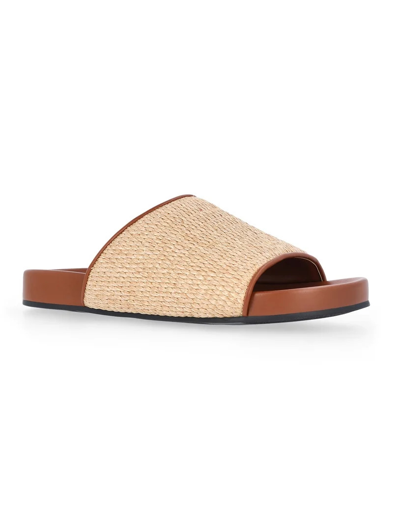 Time and Tru Women's Puff Footbed Sandals | Walmart (US)