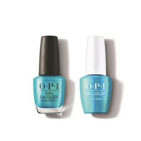 OPI GelColor & Nail Lacquer Polish COMBO Set [Feel Bluetiful B008] POWER OF HUE Collection Summer 20 | Walmart (US)