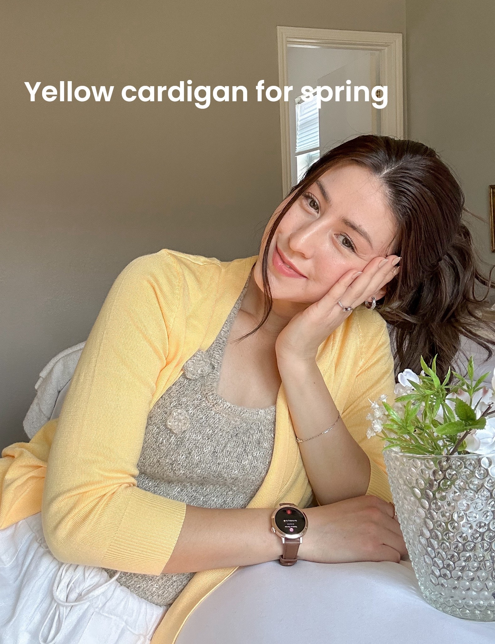 Butter yellow spring cardigan 

#LTKdayinmylife #LTKootd #LTKgrwm