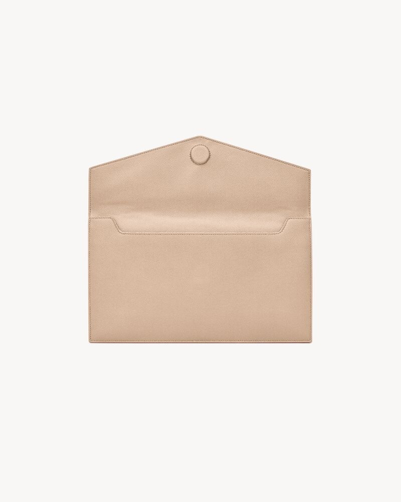 uptown pouch in grain de poudre embossed leather | Saint Laurent Inc. (Global)