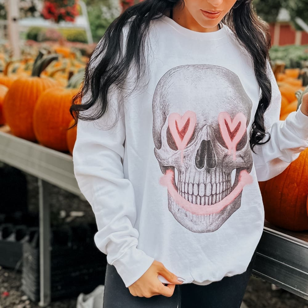 Skelly Smiles Sweatshirt | Mountain Moverz
