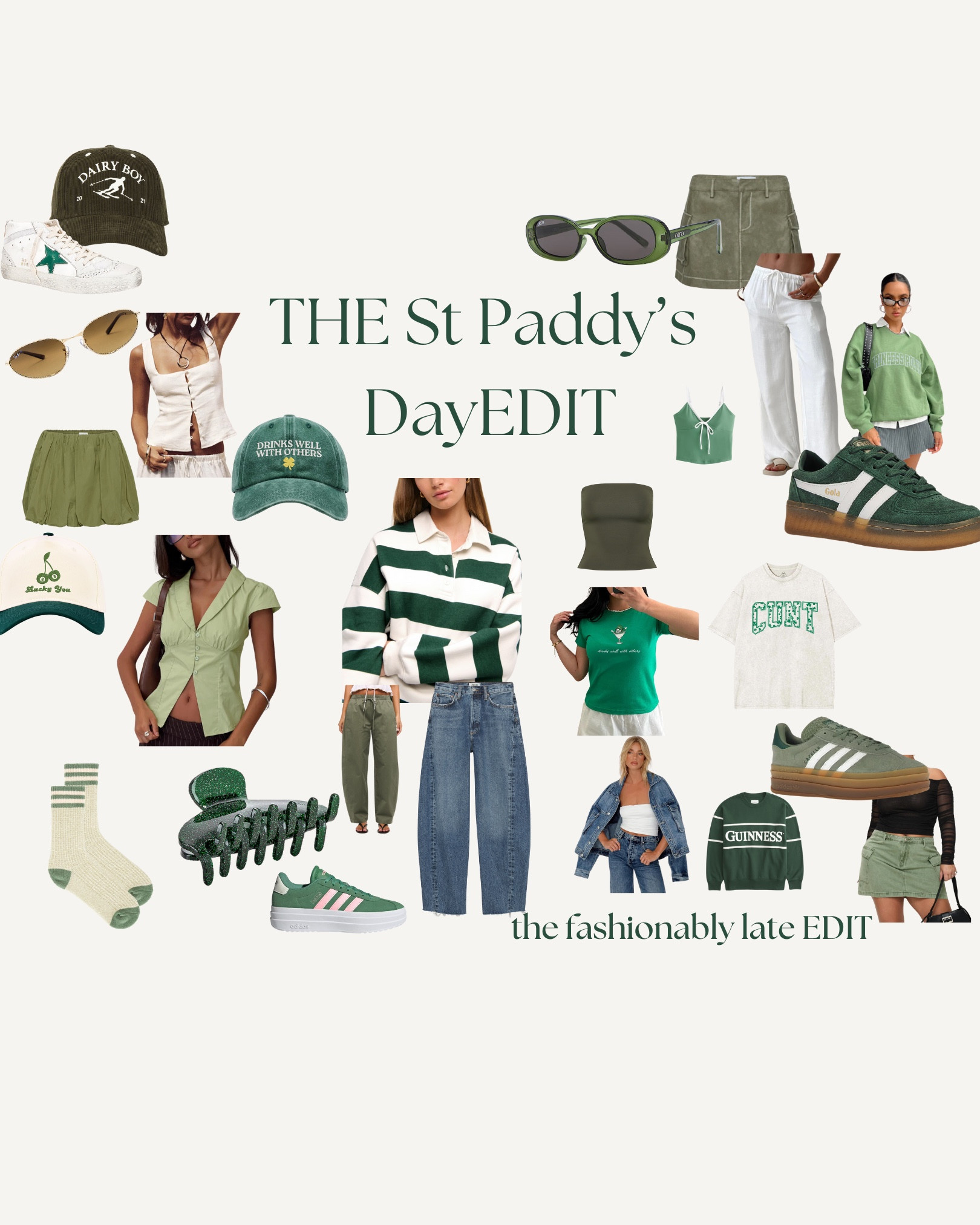 TFLE : The St. Patricks Day Edit - curated outfits for all the lucky girls on St. Patrick’s Day

#LTKFindsUnder100