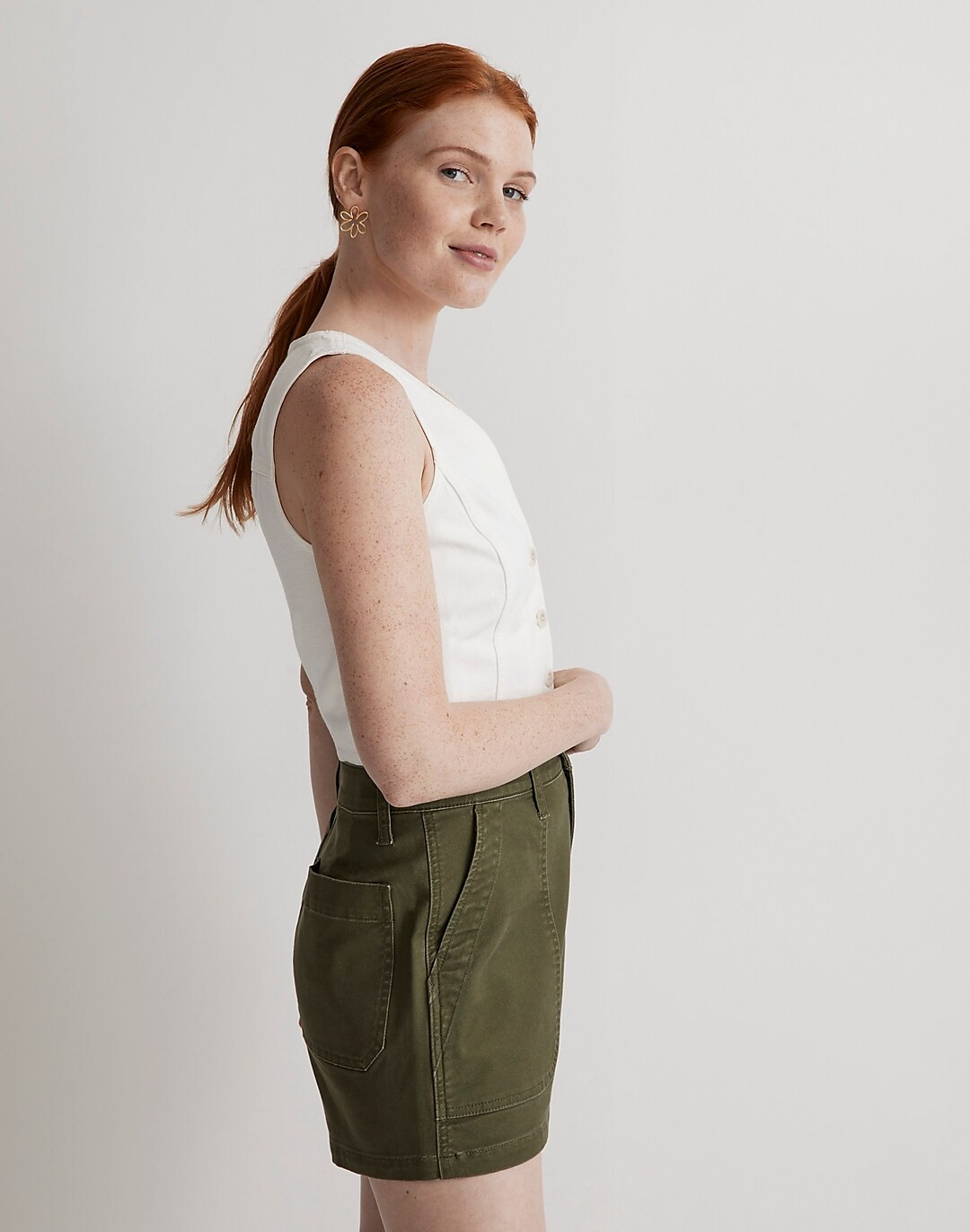 The Curvy Perfect Fatigue Short | Madewell