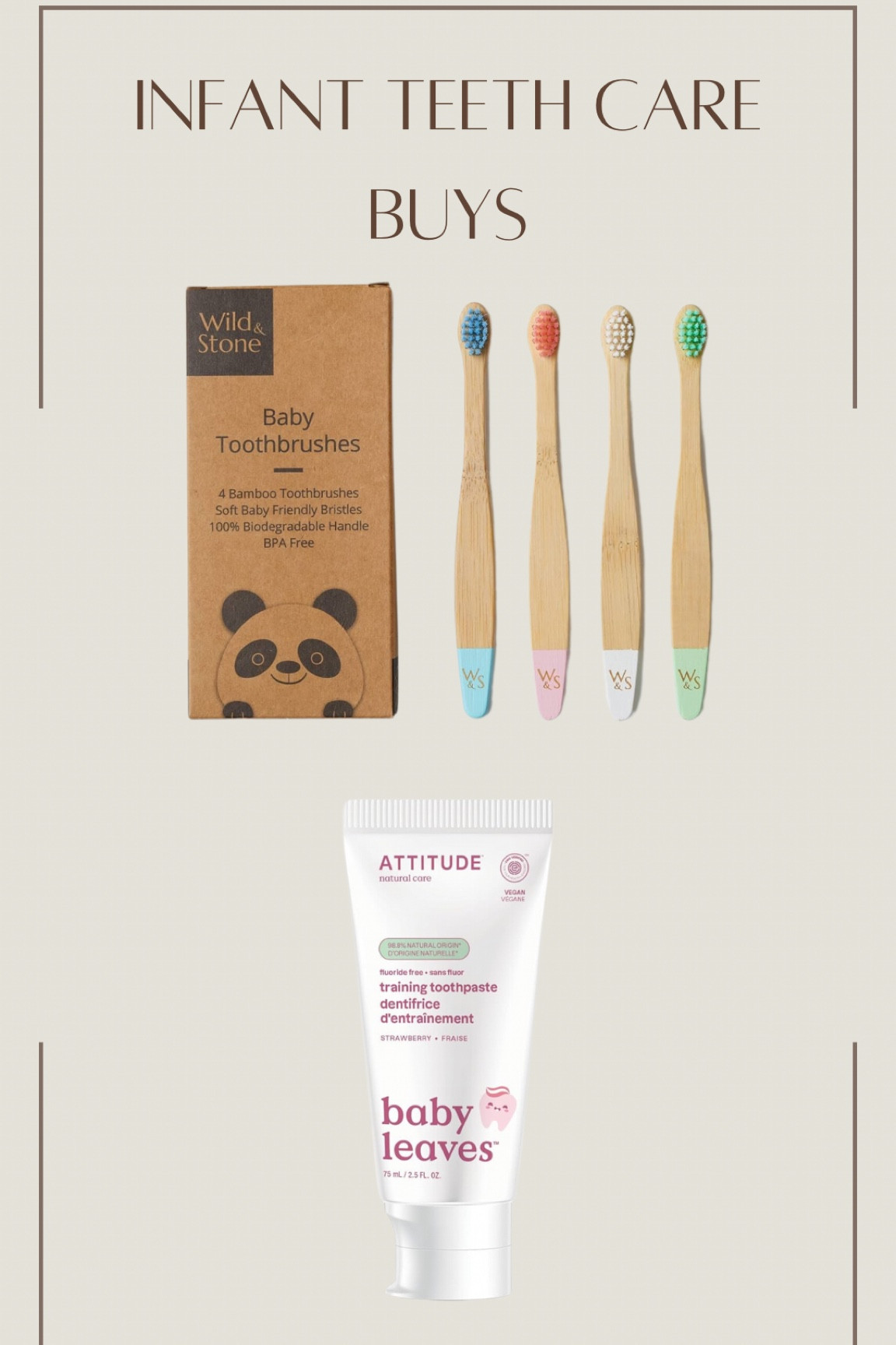 Clean, non-toxic infant tooth care products. I got these for my infant since he has teeth now and I feel so good using this toothpaste since it’s EWG verified!


Infant care, infant toothpaste, baby toothpaste, toddler toothpaste, infant toothbrush, toddler toothbrush, non-toxic baby, non-toxic baby toothbrush, non-toxic baby toothpaste, clean infant care 

#LTKBaby #LTKKids #LTKFindsUnder50