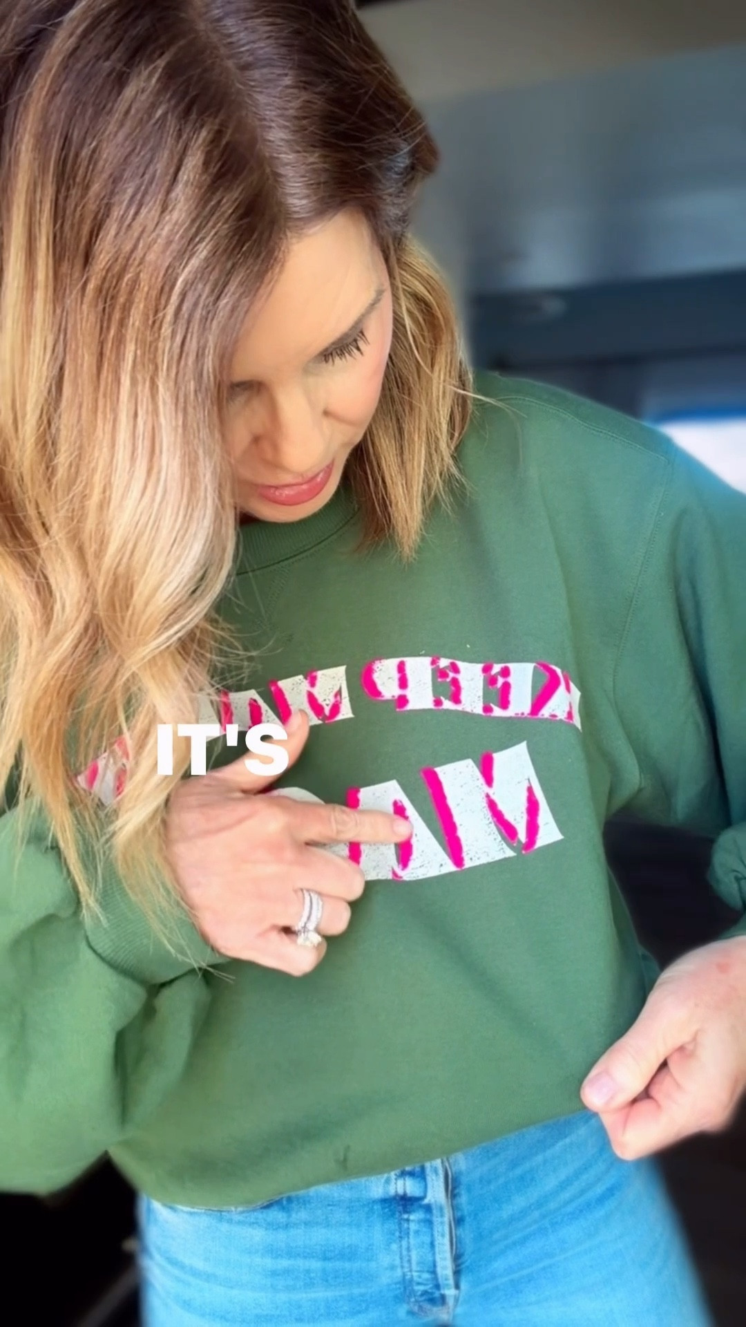 Keep making magic sweatshirt 
I’m wearing a small 