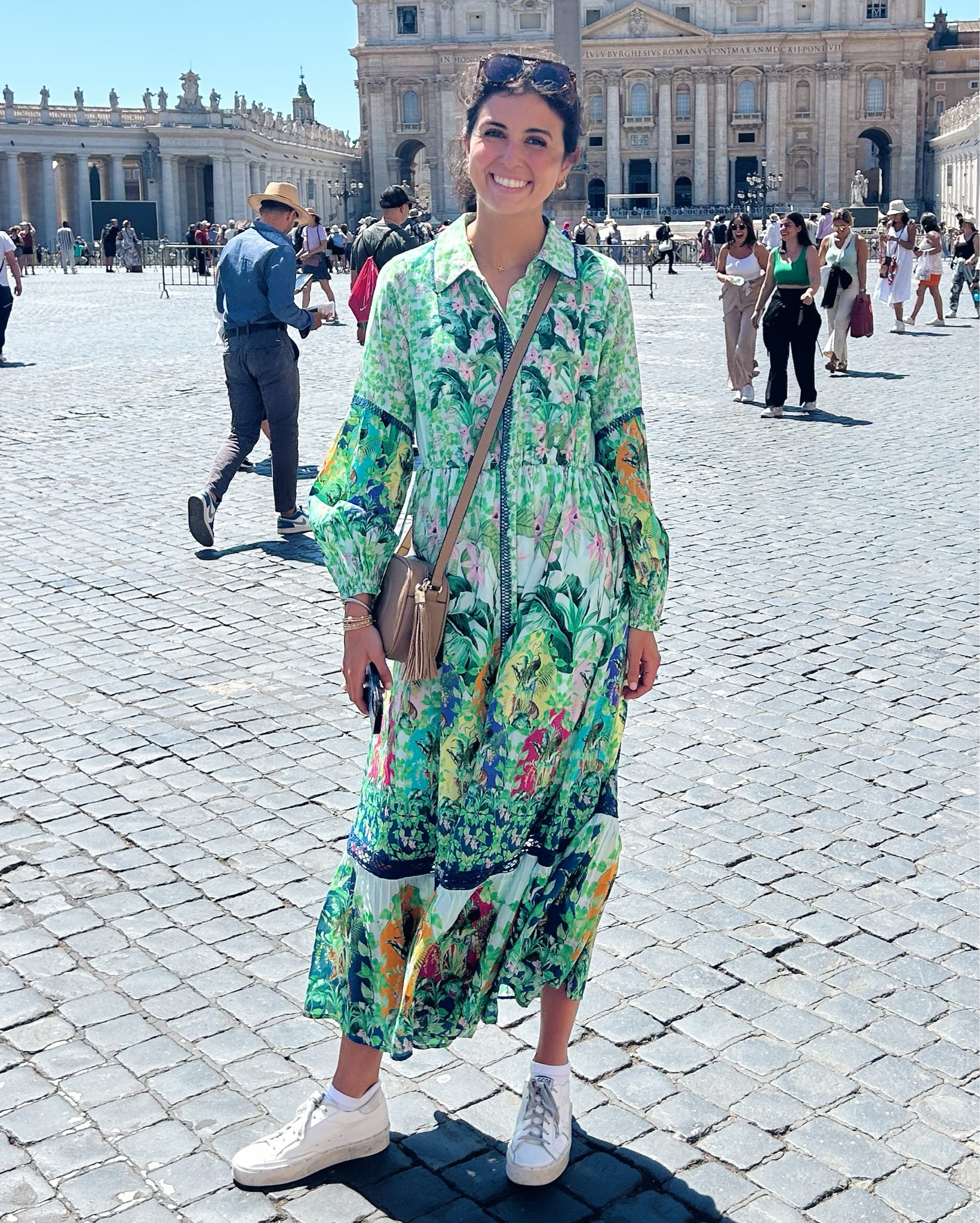 Obsessed with this dress from anthropologie!!! Exact is linked below, it comes in 3 patterns!! This was my outfit for walking 30,000 steps in Rome!!

#LTKSeasonal #LTKStyleTip #LTKTravel