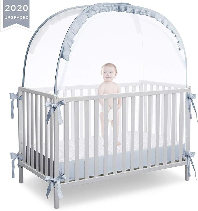 RUNNZER Baby Crib Safety Pop Up Tent, Crib Net to Keep Baby in, Crib Canopy Cover to Keep Baby fr... | Amazon (US)