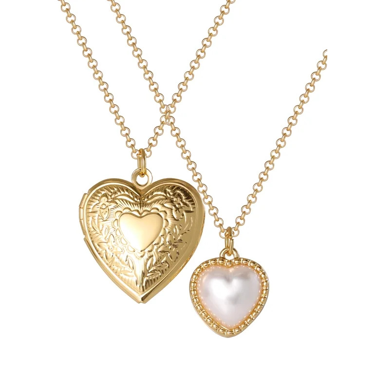 Celebrity Pink Women's Heart Layered Adjustable Necklace | Walmart (US)