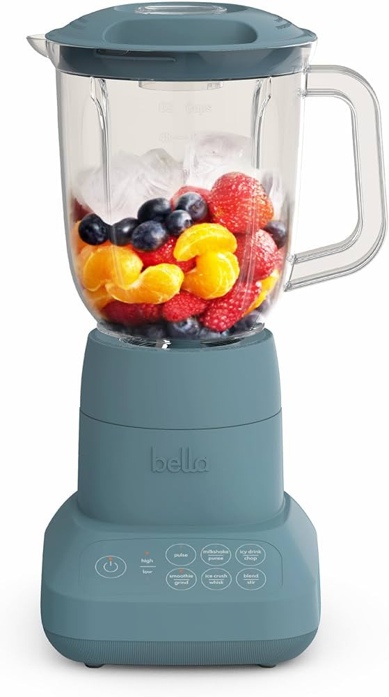 bella 10 Speed Countertop Blender, Juicer & Smoothie Maker, Fits-anywhere™ Kitchenware, Slim Fl... | Amazon (US)