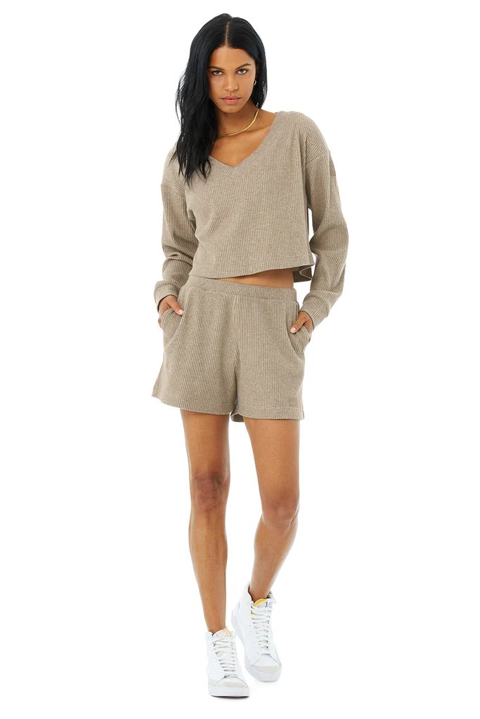 Muse V-Neck Pullover & Muse Short Set | Alo Yoga