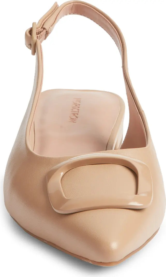 Becca Pointed Toe Slingback Flat (Women) | Nordstrom