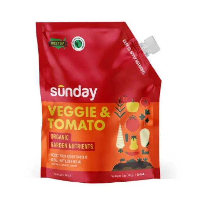 Sunday 7030140 2 lbs Organic Tomatoes 5-4-4 Plant Fertilizer - Case of 6 | Walmart (US)