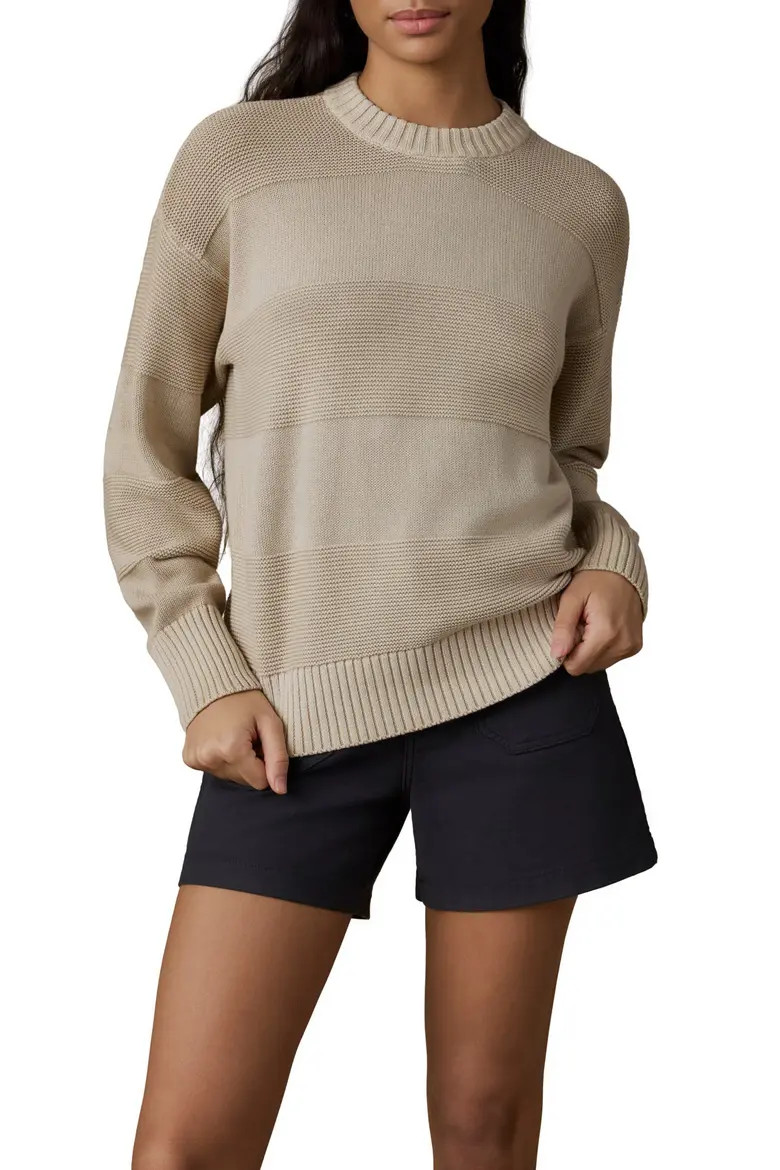 Sun Washed Fisherman Cotton Sweater (Women) | Nordstrom | Nordstrom