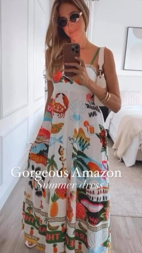 Gorgeous Amazon summer dress. Very comfortable and stylish. Runs tts, wearing a size small.

#LTKSeasonal #LTKStyleTip #LTKOver40