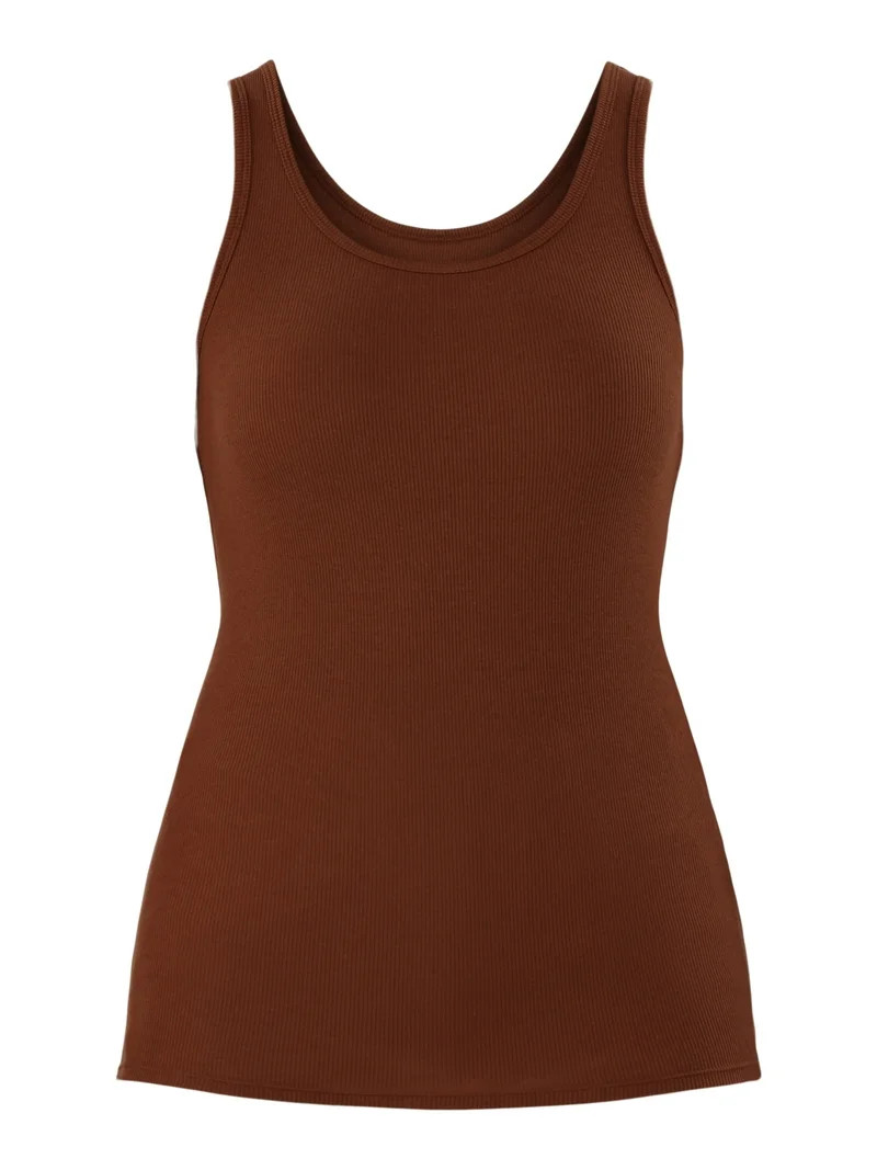 Time and Tru Women's Ribbed Tank Top, Sizes XS-XXXL - Walmart.com | Walmart (US)