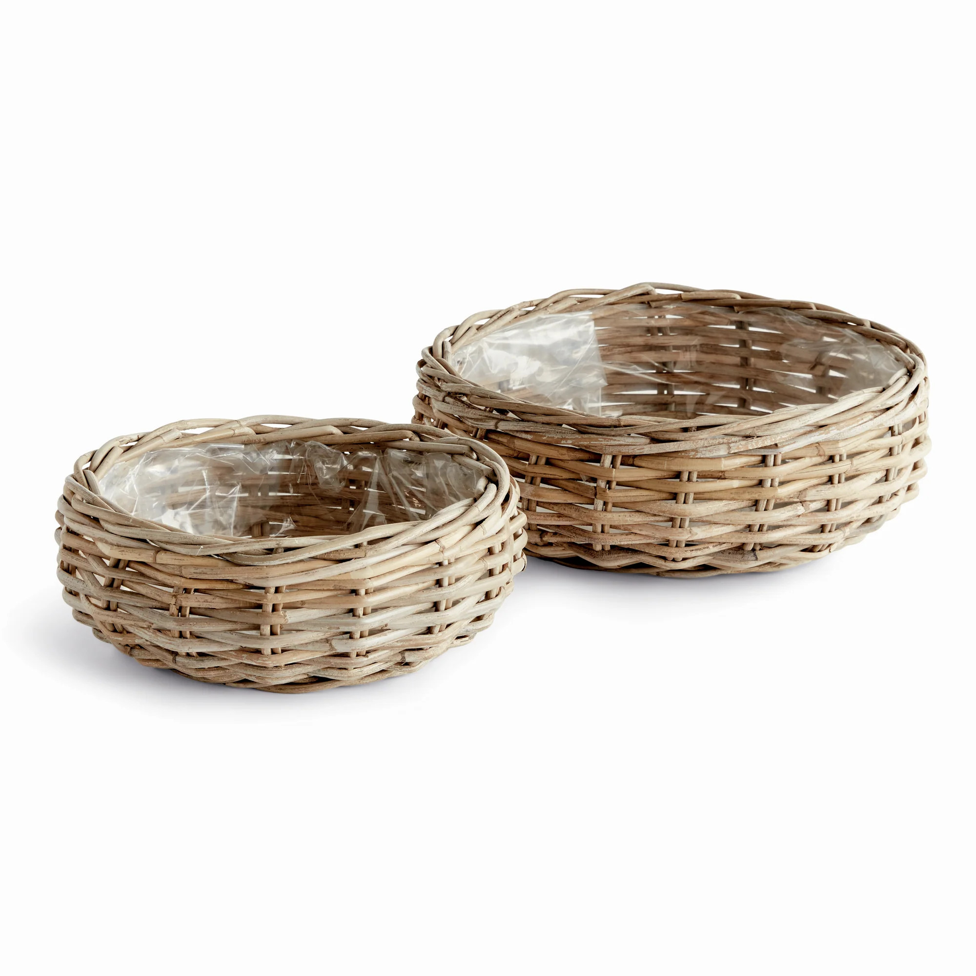Avery Low Basket Planters Set of 2 | Gorgeous Living