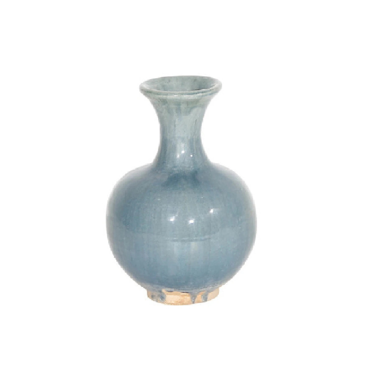 Artissance Vintage Style Ceramic Round Small Vase, 9 Inch Tall, Antique Green (Size & Finish Vary) | Bed Bath & Beyond