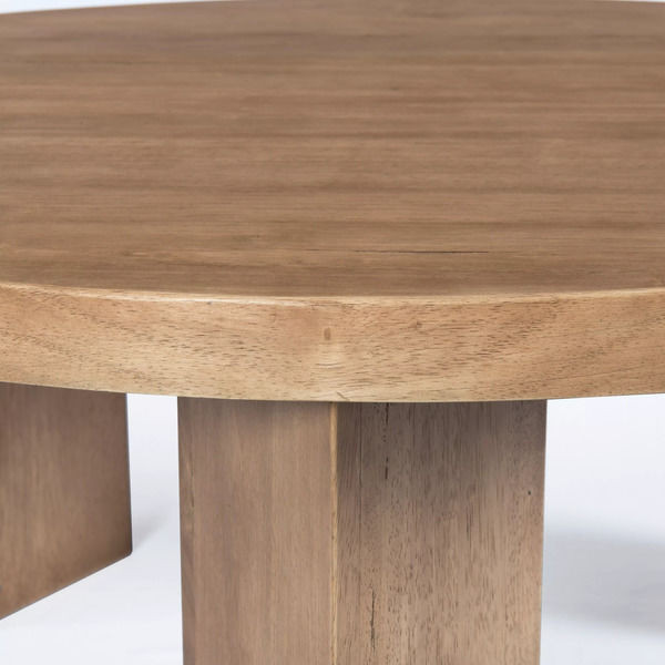 Mesa Round Coffee Table Light Brushed | Scout & Nimble