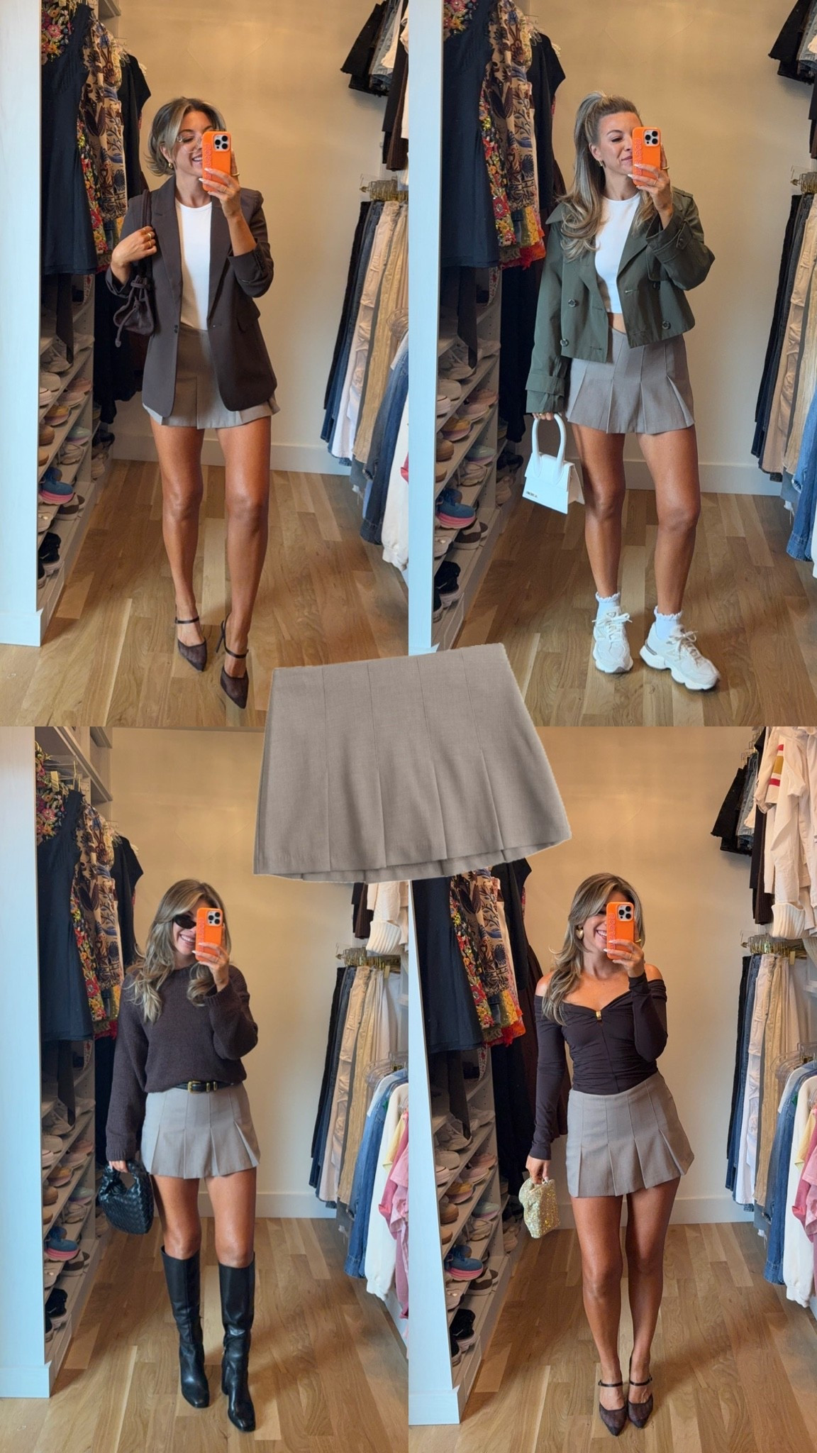 abercrombie fall transitional pleated skort styled 8 ways for every event 🍂

I’m 5’4” and wearing my usual smalls in most
sized down in skort: xs 
sized up in brown sweater: medium

skort outfits, athletic skorts, casual skort outfits, summer skort outfits, amazon skorts, everyday skort outfits
fall outfits, fall dresses, autumn outfits, sweater dresses, midi dresses, long sleeve dresses, casual outfits, thanksgiving outfits, family photo outfits, date night outfits, work outfits, fall fashion, autumn fashion, cozy outfits, transitional outfits, neutral outfits, everyday outfits, weekend outfits, women’s fashion, affordable dresses

#LTKgrwm #LTKootd #LTKSeasonal