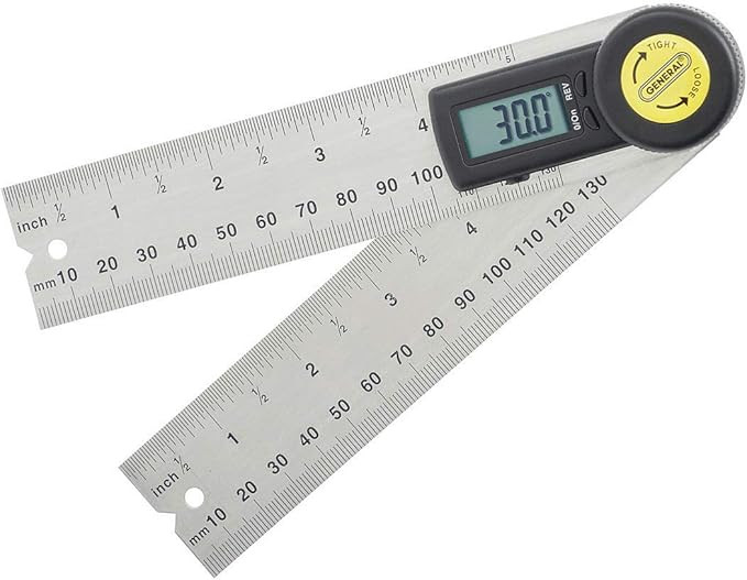 General Tools 822 Digital Angle Finder Rule, 5-Inch | Amazon (US)