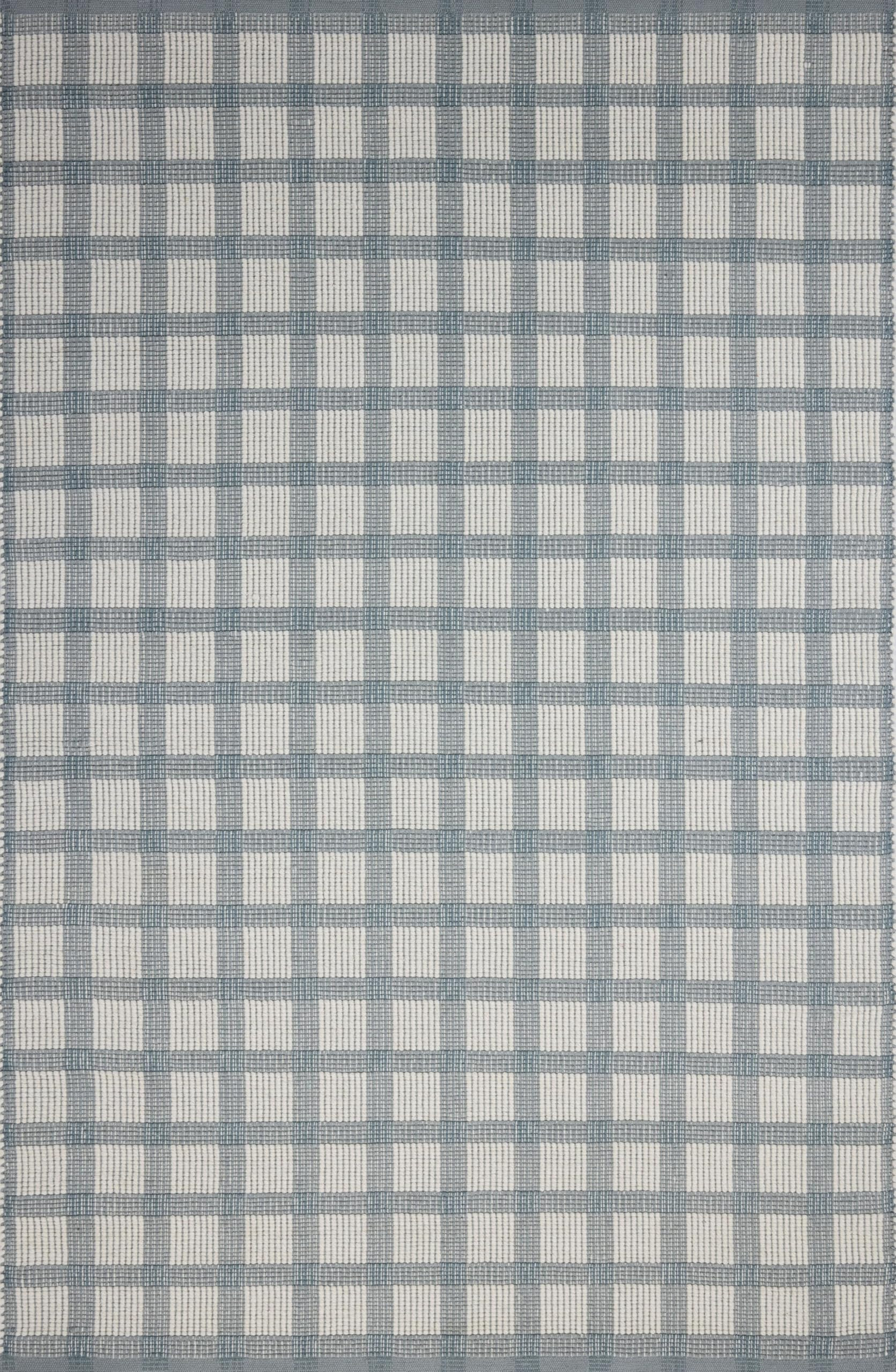 Loloi Magnolia Home by Joanna Gaines Ryder Collection RYD-02 Blue/Ivory 2'-3" x 3'-9" Accent Rug | Amazon (US)