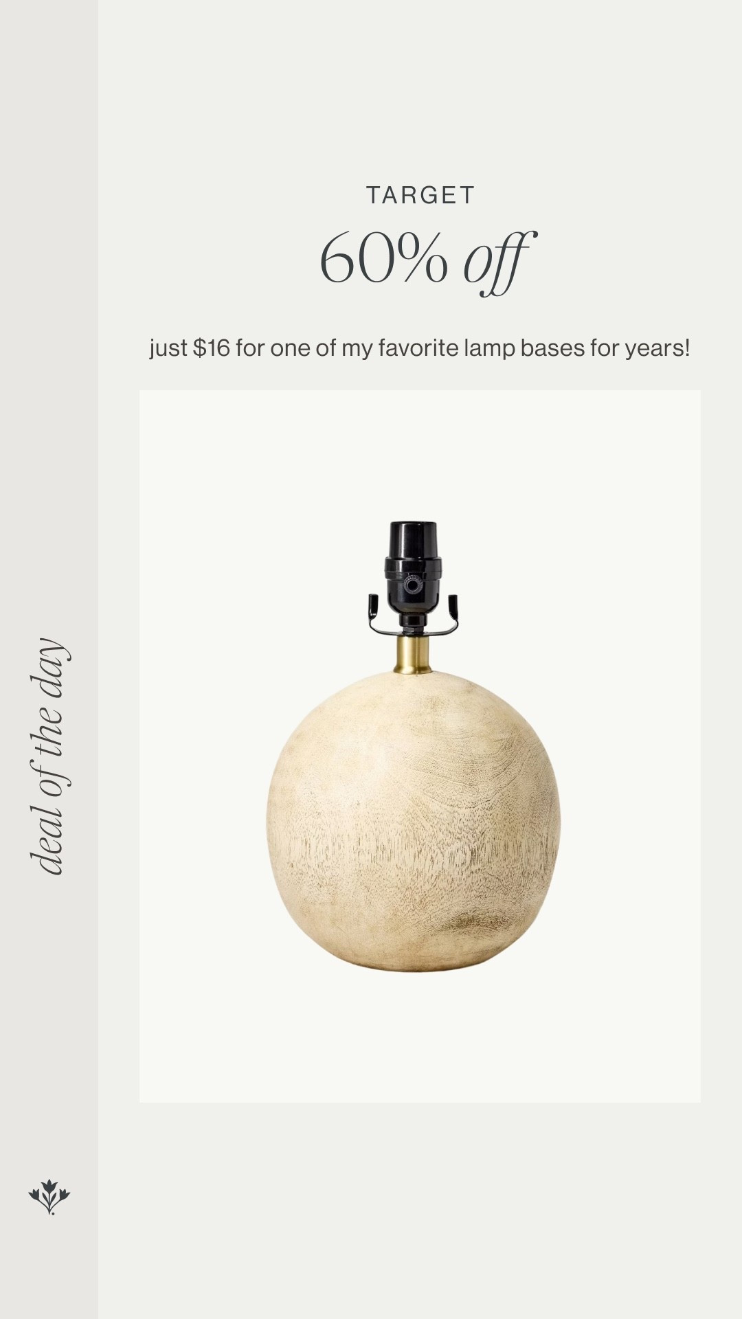 Major target lamp sale studio McGee 

#LTKHome #LTKSaleAlert