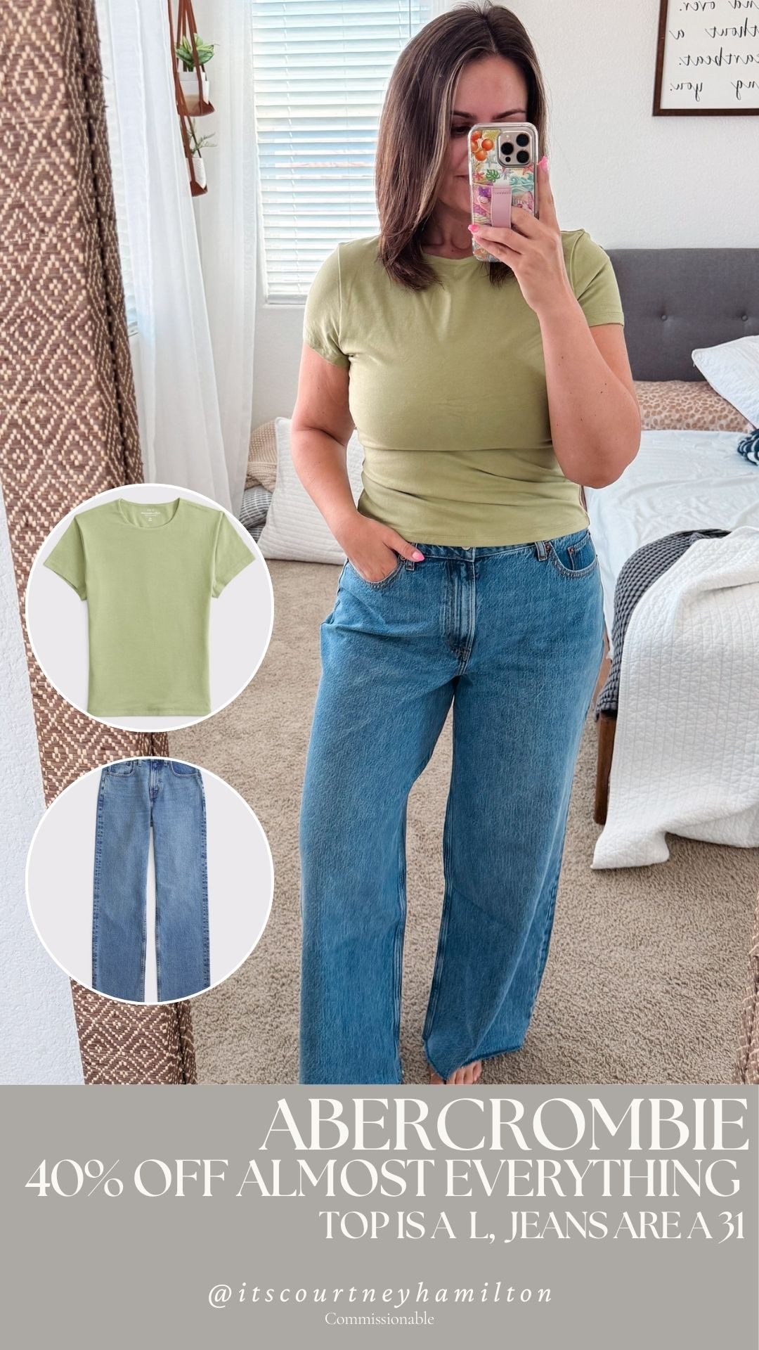 Up to 40% off almost everything from Abercrombie right now!! Top is a large, and jeans are a 31!

holiday outfits womnen, holiday party outfits womens, christmas outfit women, sale alert, watchnow, finds under 100, curve love, courtney hamilton 

 #LTKSeasonal #LTKSaleAlert #LTKFindsUnder100