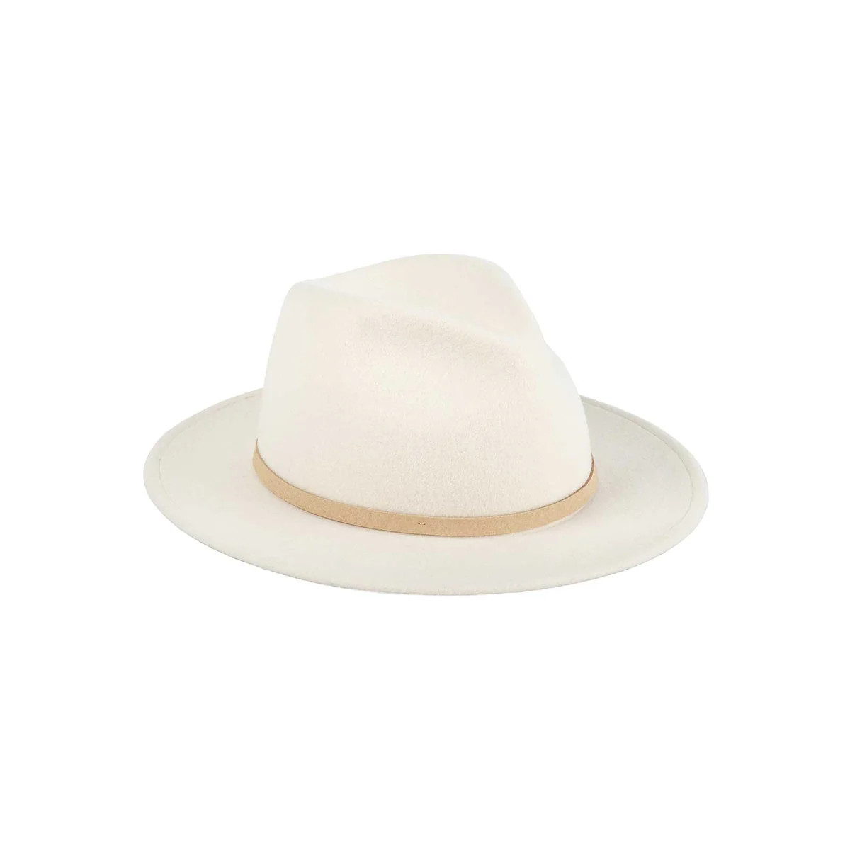 The Palo Fedora - Wool Felt Fedora Hat in White | Lack of Color US | Lack of Color US