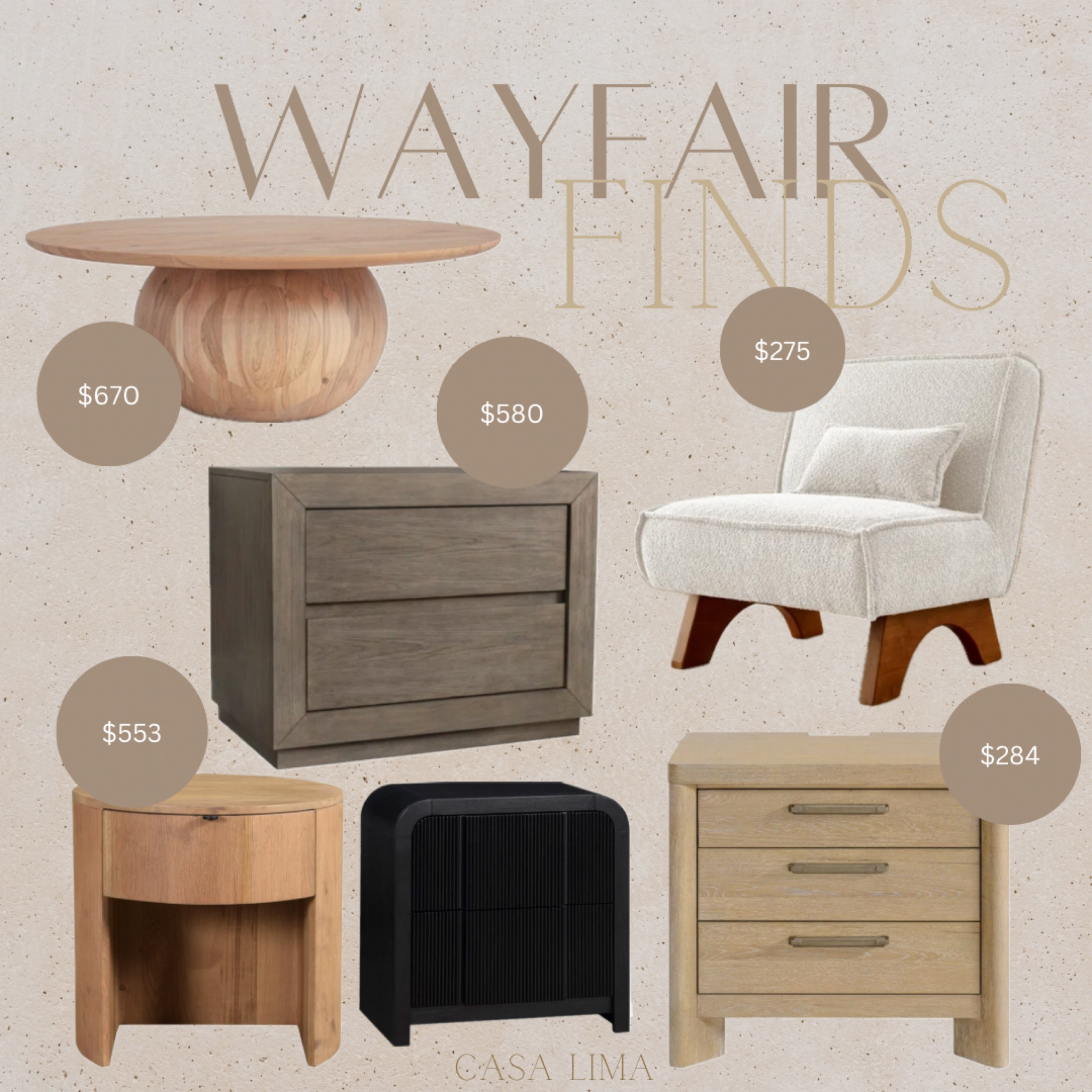 Check out these Wayfair finds! These nightstands are extremely similar to high end pieces for a great price! Don’t miss out on these deals for the 4th of July with free shipping. 

#wayfairfinds #affordablehome #affordablehomedecor #bedroomfurniture #modernhomedecor
#woodaccents #bedroomnightstand #nightstand #accentchair

#LTKStyleTip #LTKHome #LTKxNSale