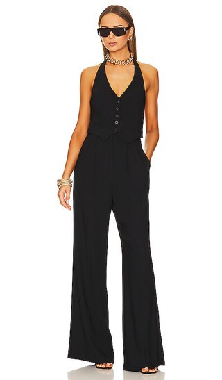 Isadore Jumpsuit in Black | Revolve Clothing (Global)