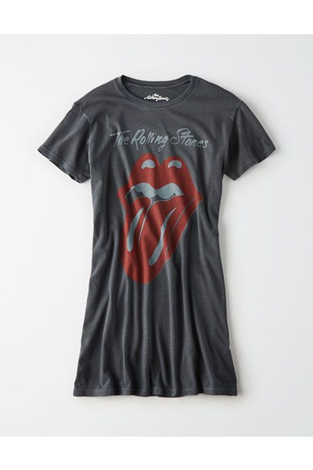 AE Rolling Stones Graphic T-Shirt Dress | American Eagle Outfitters (US & CA)